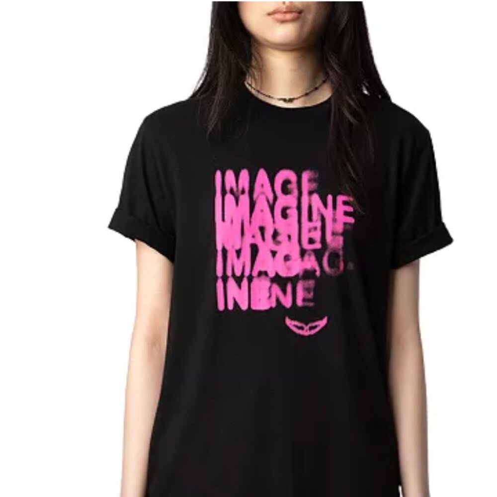 Zadig & Voltaire Edwin Co Imagine Tee M